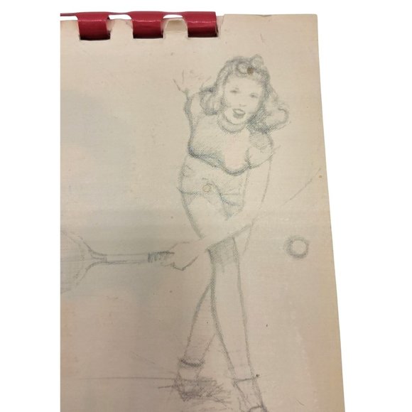 Vintage 1955 Pin Up Calendar By TN Thompson Evelyn West - Picture 5 of 8